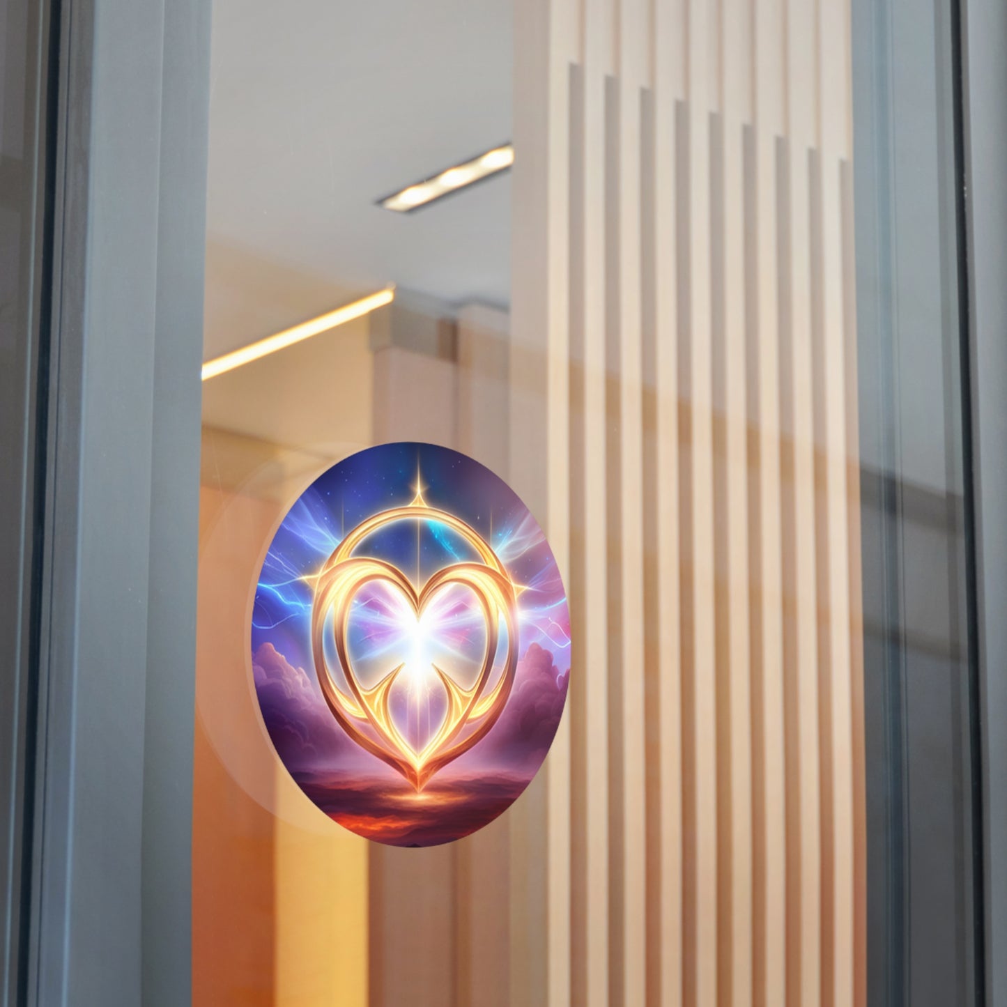 Ying Yang Round Vinyl Stickers