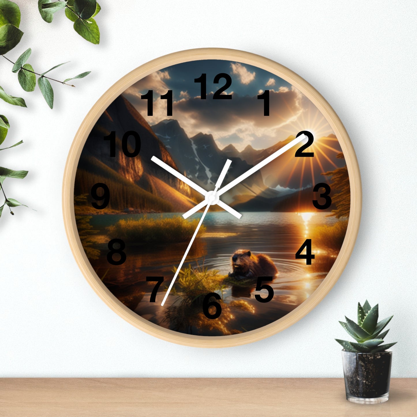 Beaver Wall Clock