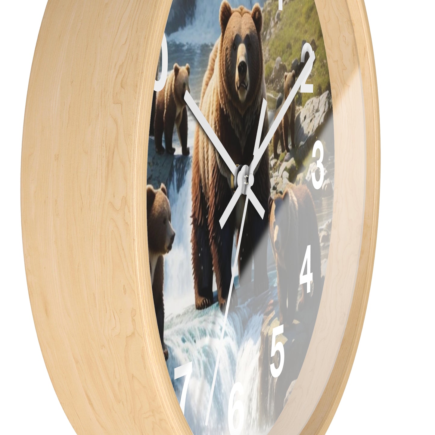 Grizzly Bear Wall Clock