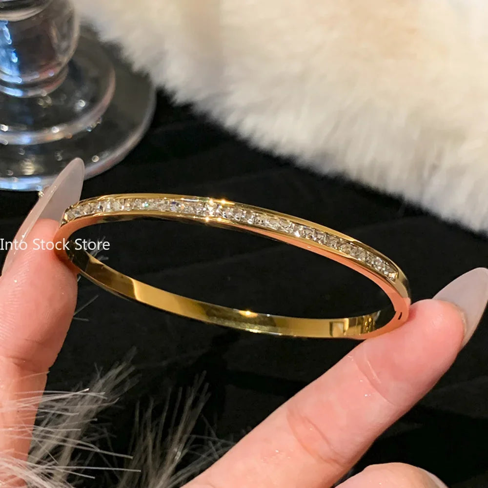 Luxury Design Stainless Steel Bangles for Women