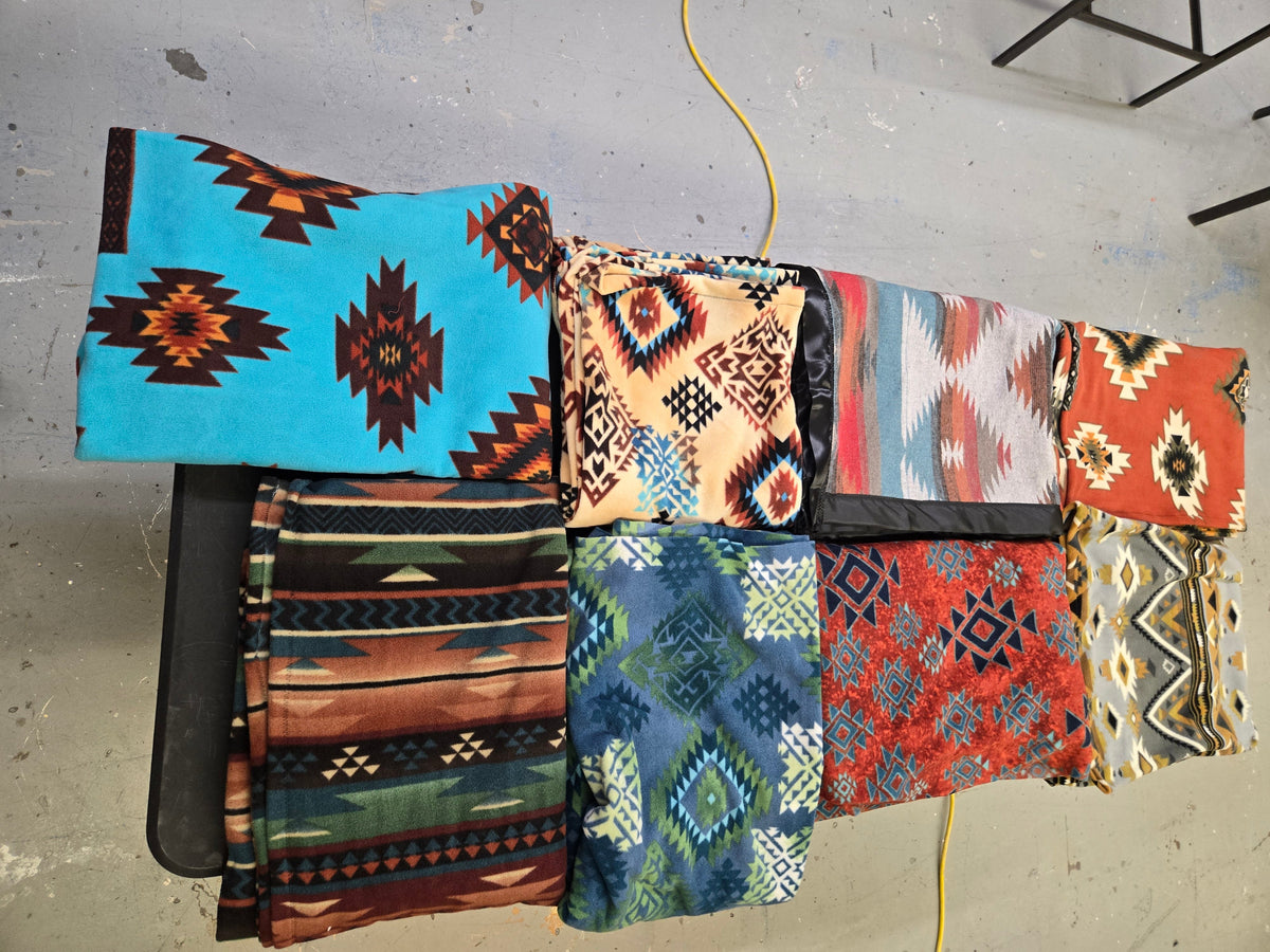 Handcrafted Indigenous Design Blankets (Ceremonial Blankets)