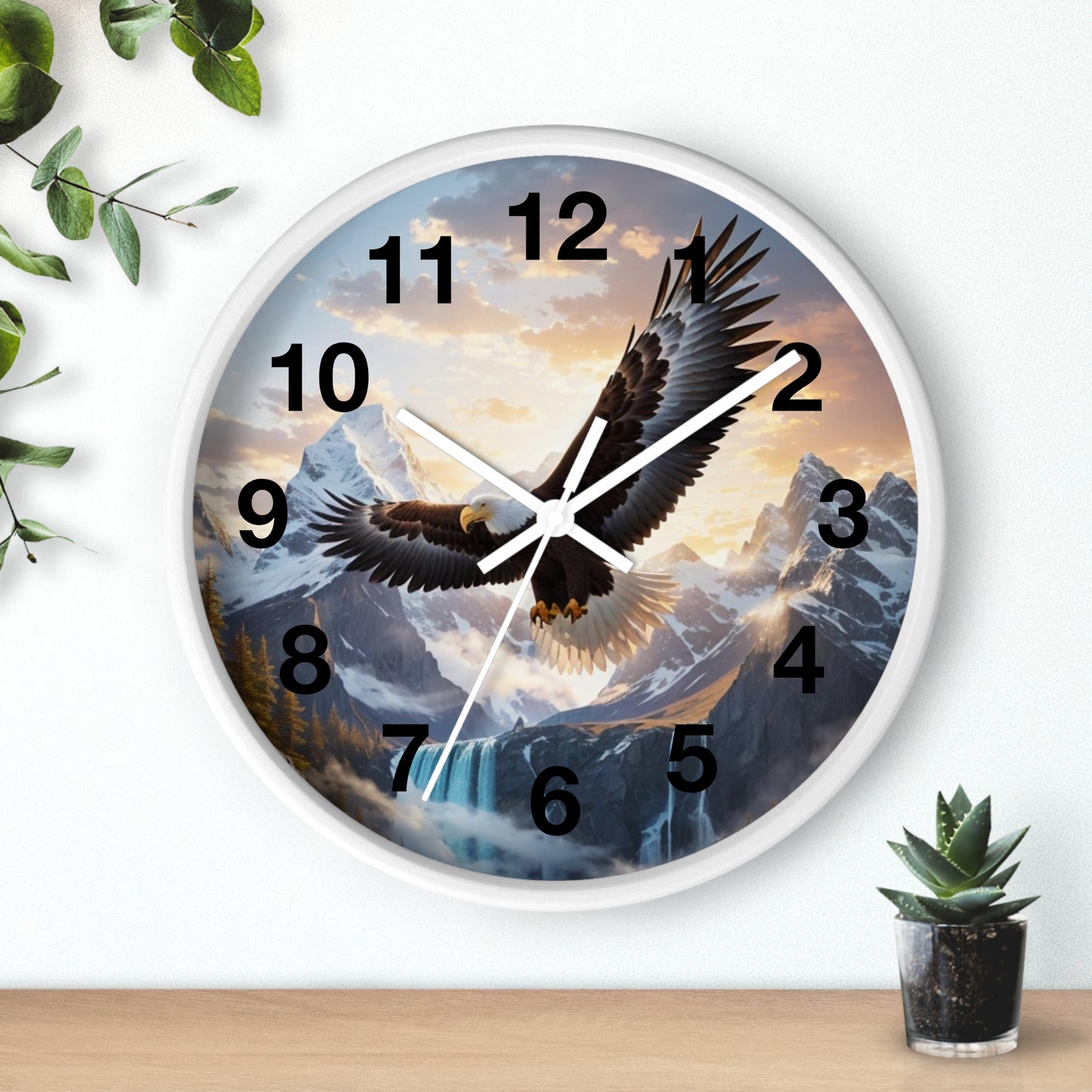 Bald Eagle Wall Clock