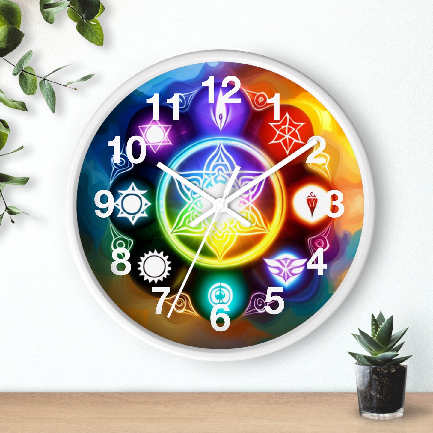 Chakra Wall Clock