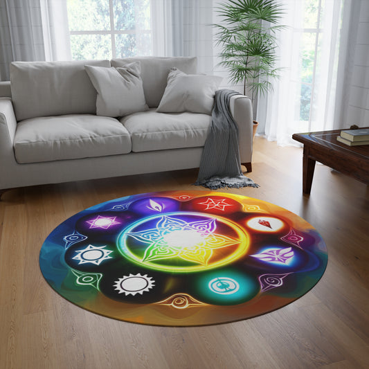 Chakra Round Rug