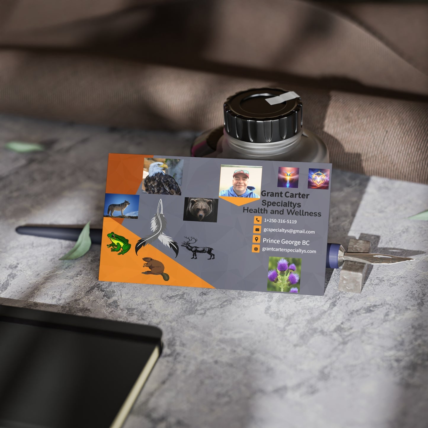 Business Cards - Grant Carter Specialtys Health and Wellness