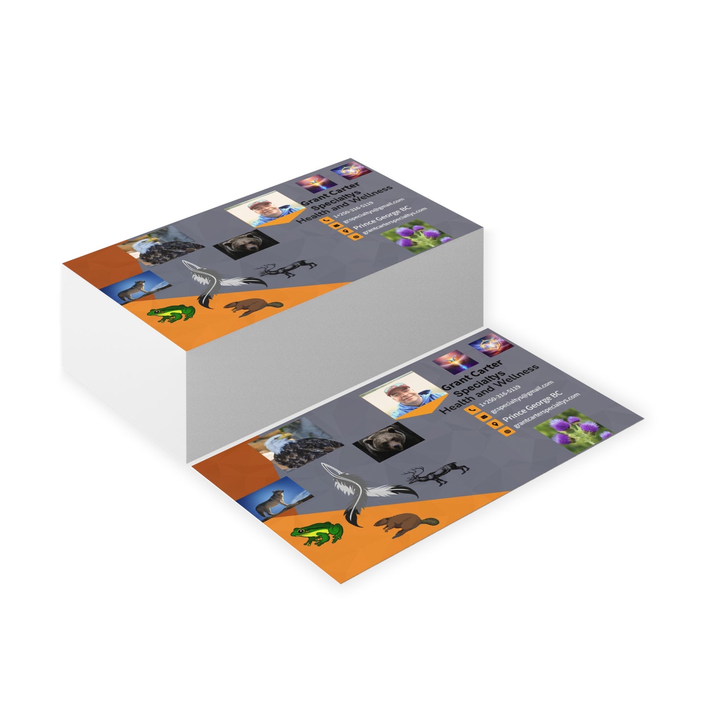 Business Cards - Grant Carter Specialtys Health and Wellness