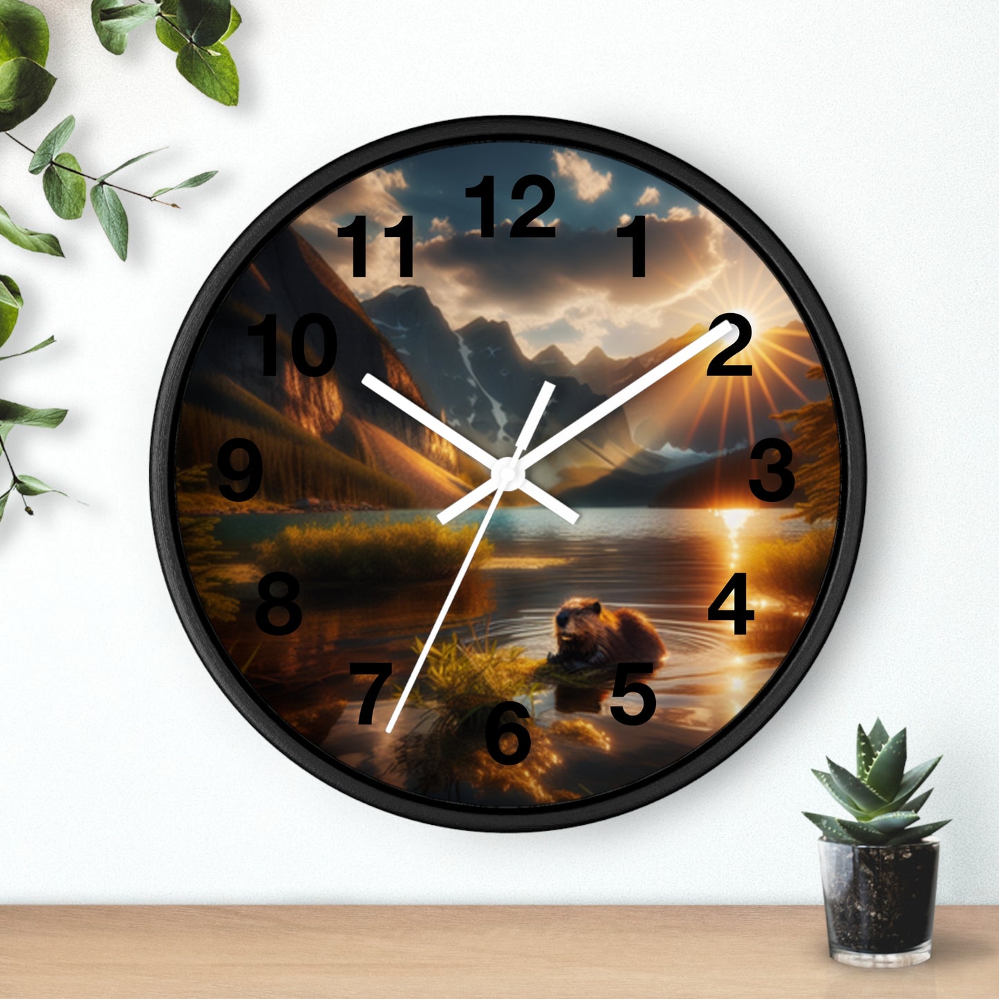 Beaver Wall Clock