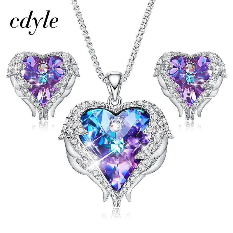 Heart Crystal Necklace