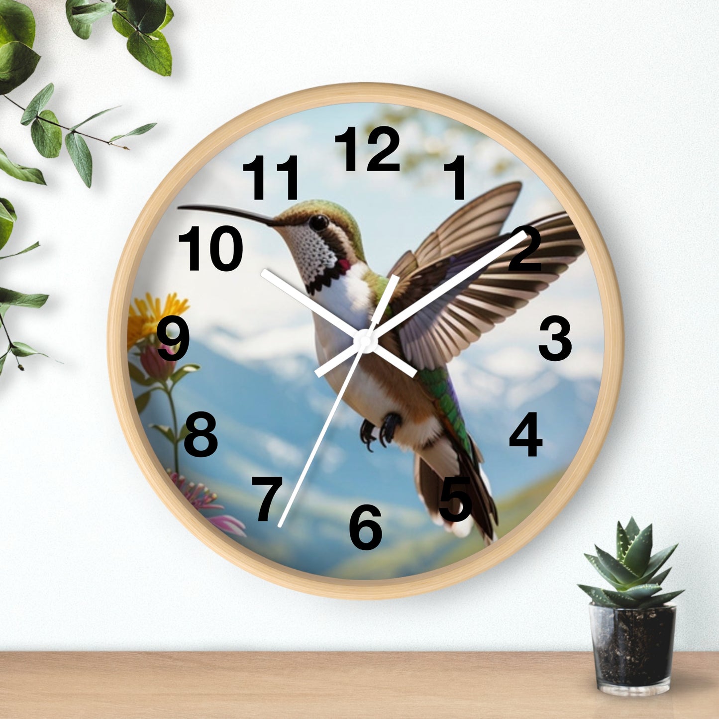 Hummingbird Wall Clock