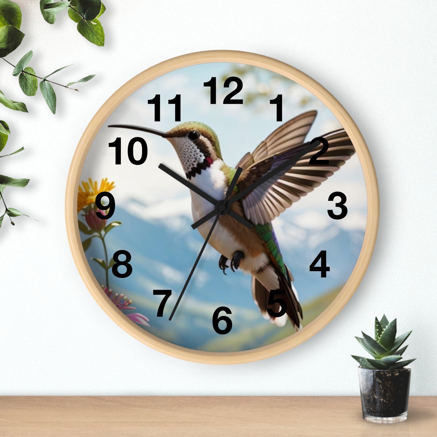 Hummingbird Wall Clock