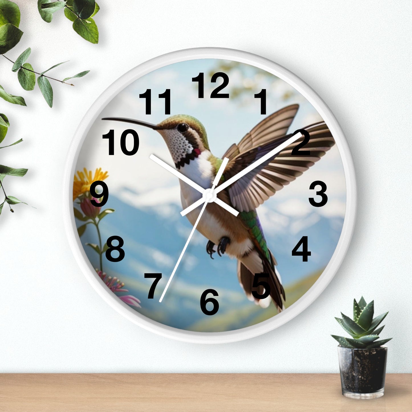 Hummingbird Wall Clock