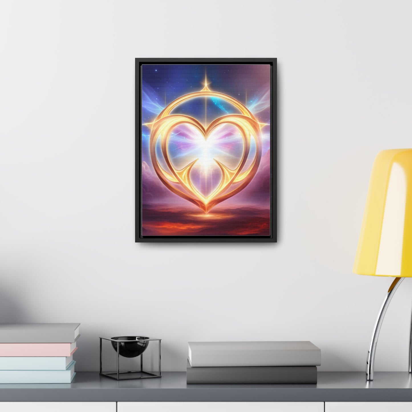 Ying Yang Gallery Canvas Wraps, Vertical Frame