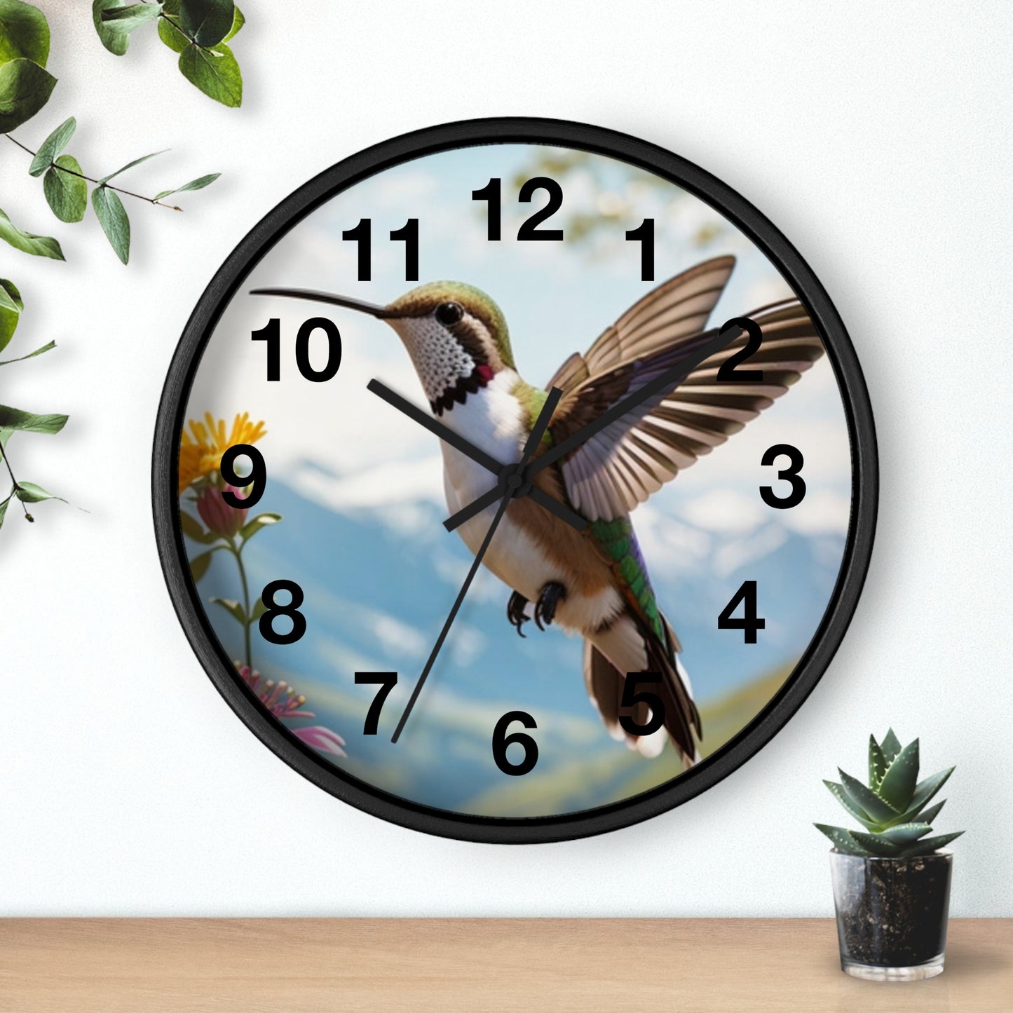 Hummingbird Wall Clock