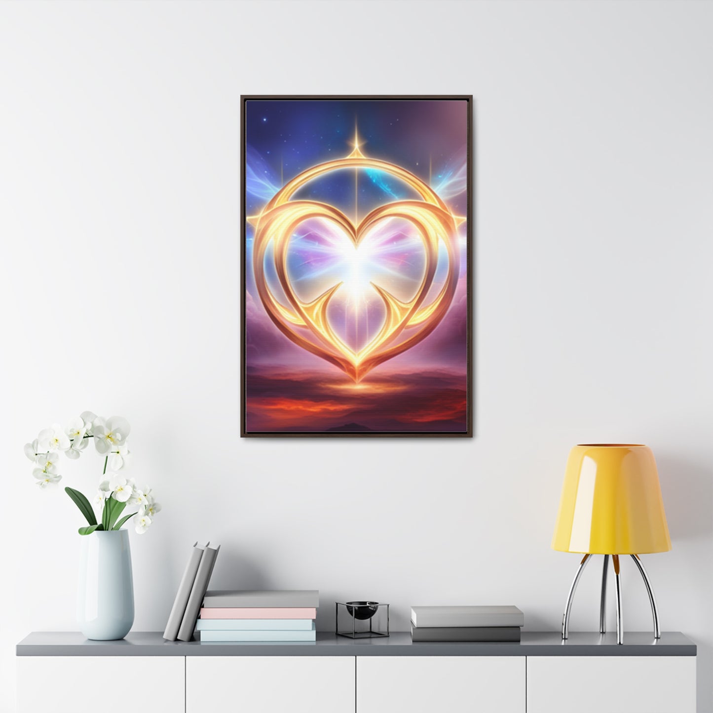 Ying Yang Gallery Canvas Wraps, Vertical Frame