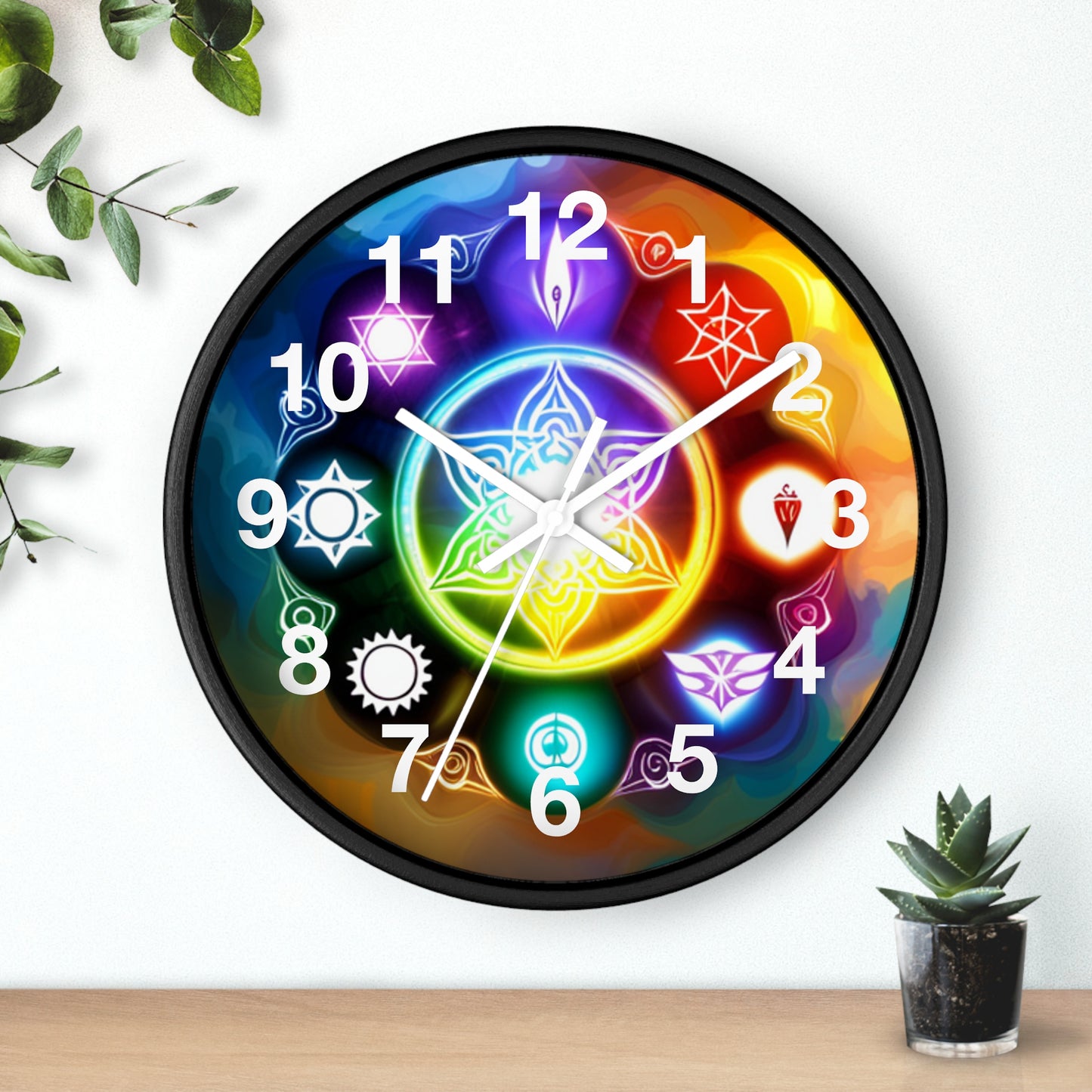 Chakra Wall Clock