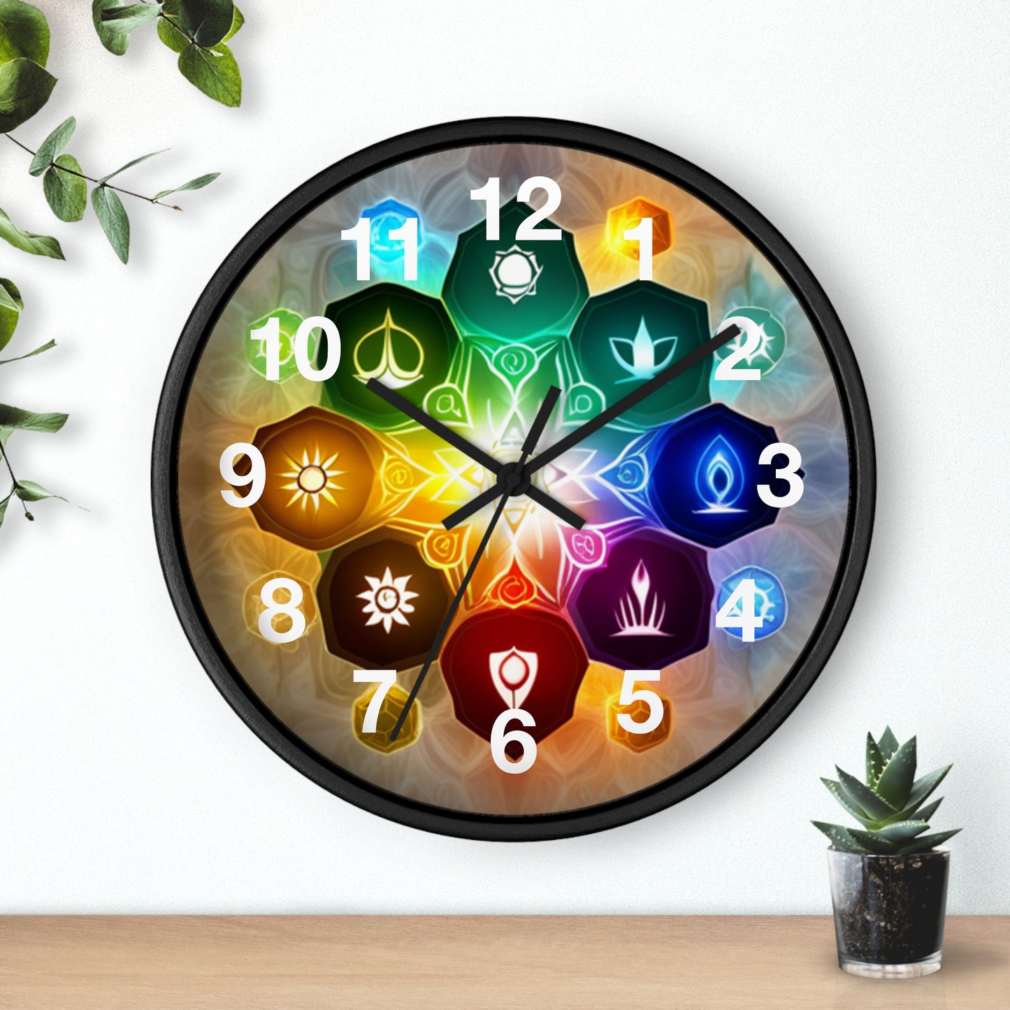 Chakra Wall Clock