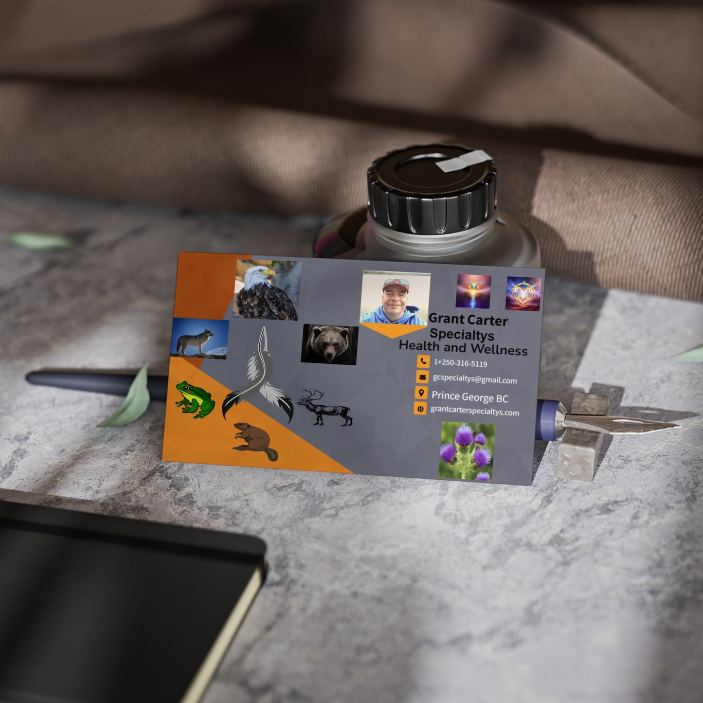 Business Cards - Grant Carter Specialtys Health and Wellness