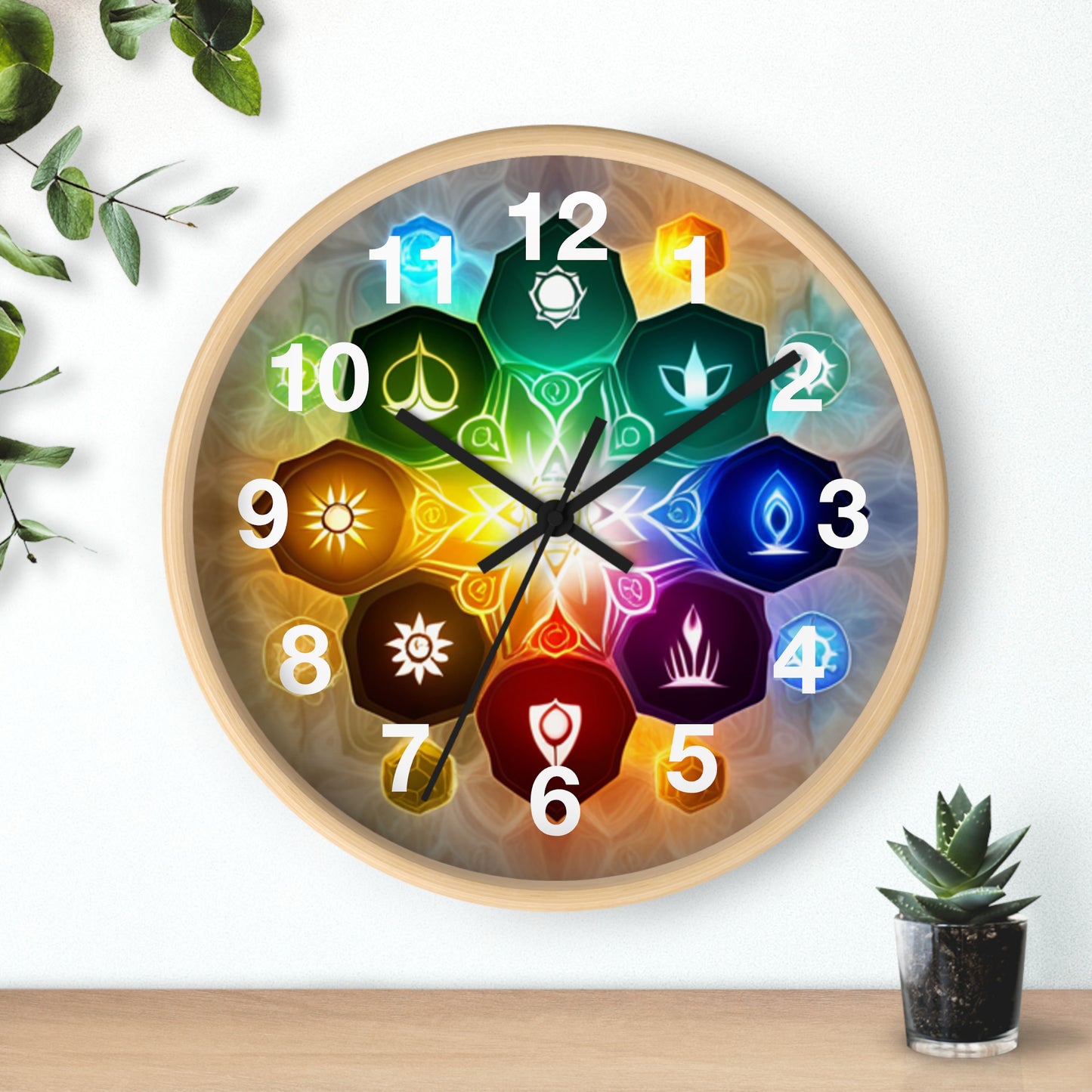 Chakra Wall Clock