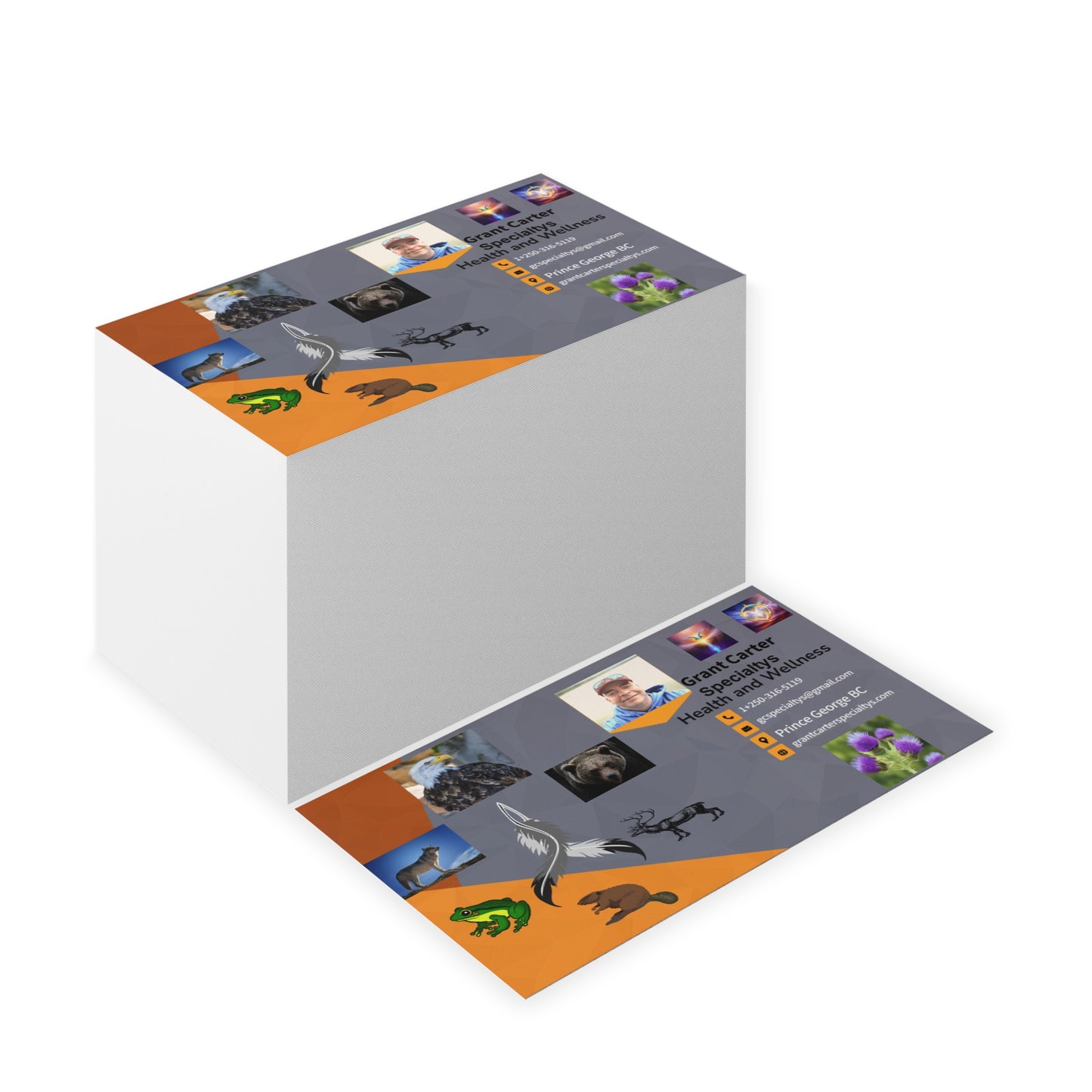 Business Cards - Grant Carter Specialtys Health and Wellness
