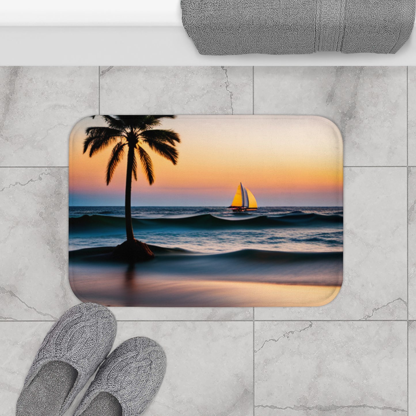 Ocean Beach Bath Mat