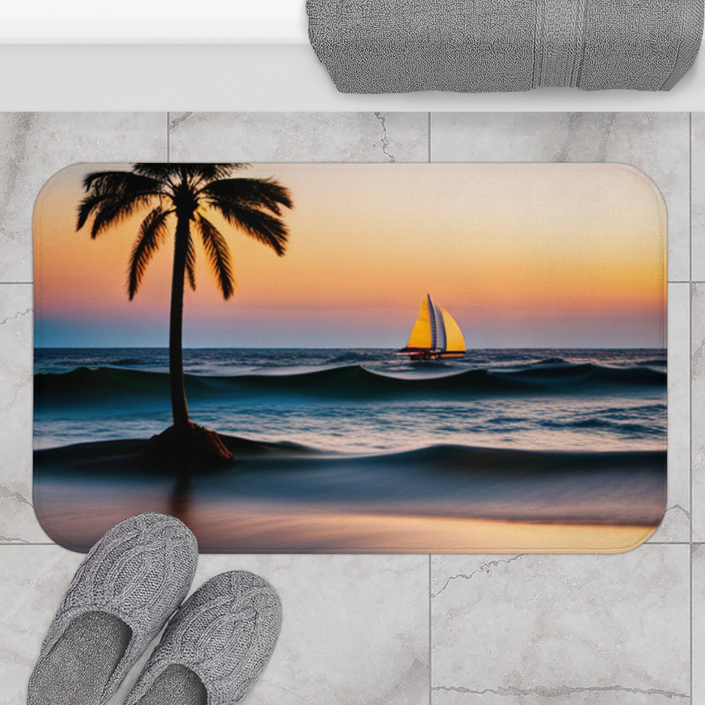 Ocean Beach Bath Mat