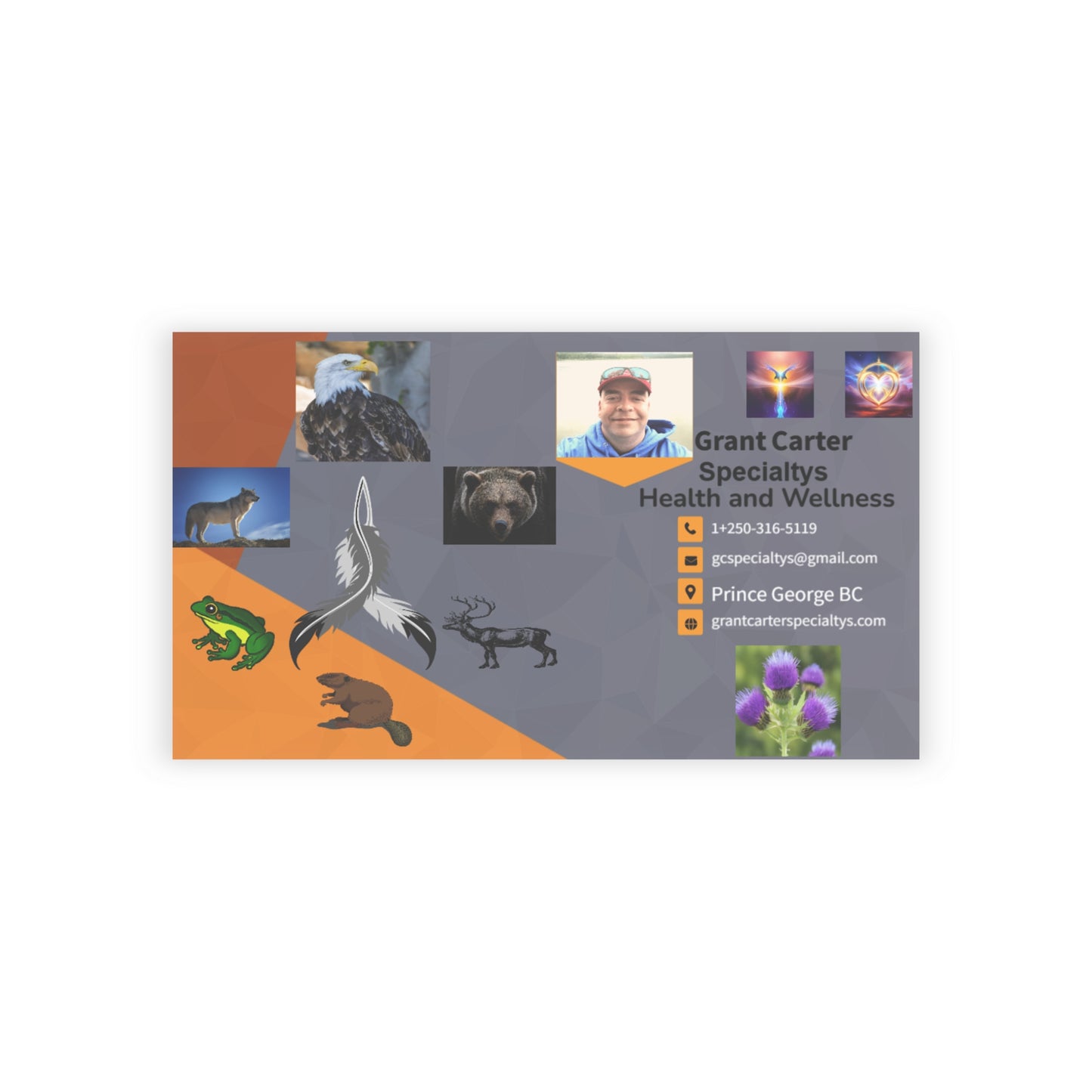 Business Cards - Grant Carter Specialtys Health and Wellness