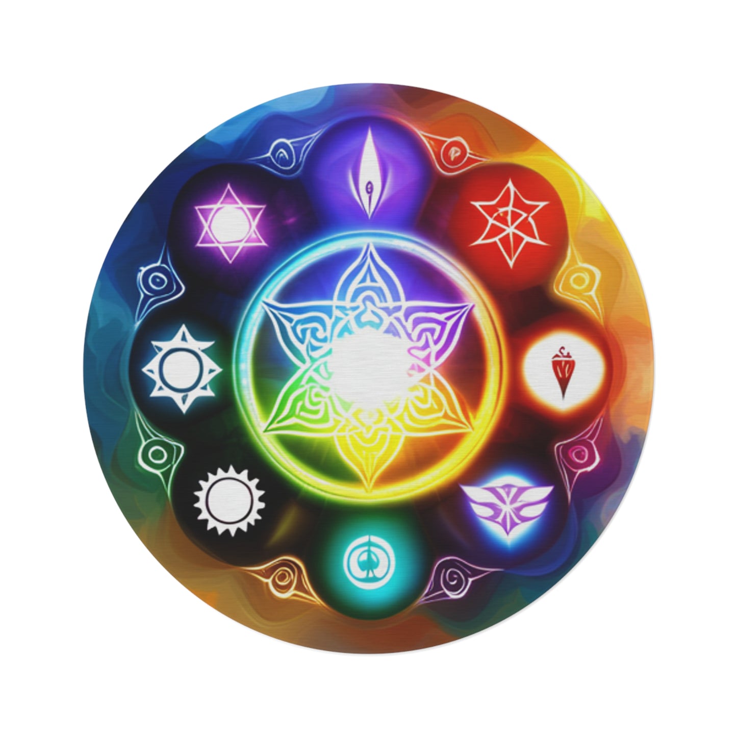 Chakra Round Rug