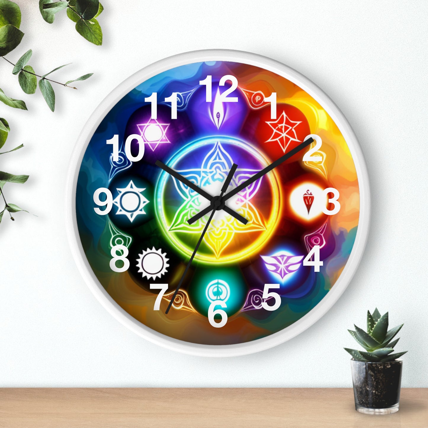 Chakra Wall Clock