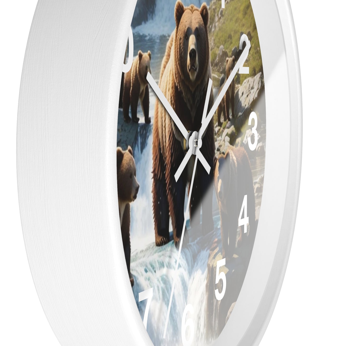 Grizzly Bear Wall Clock