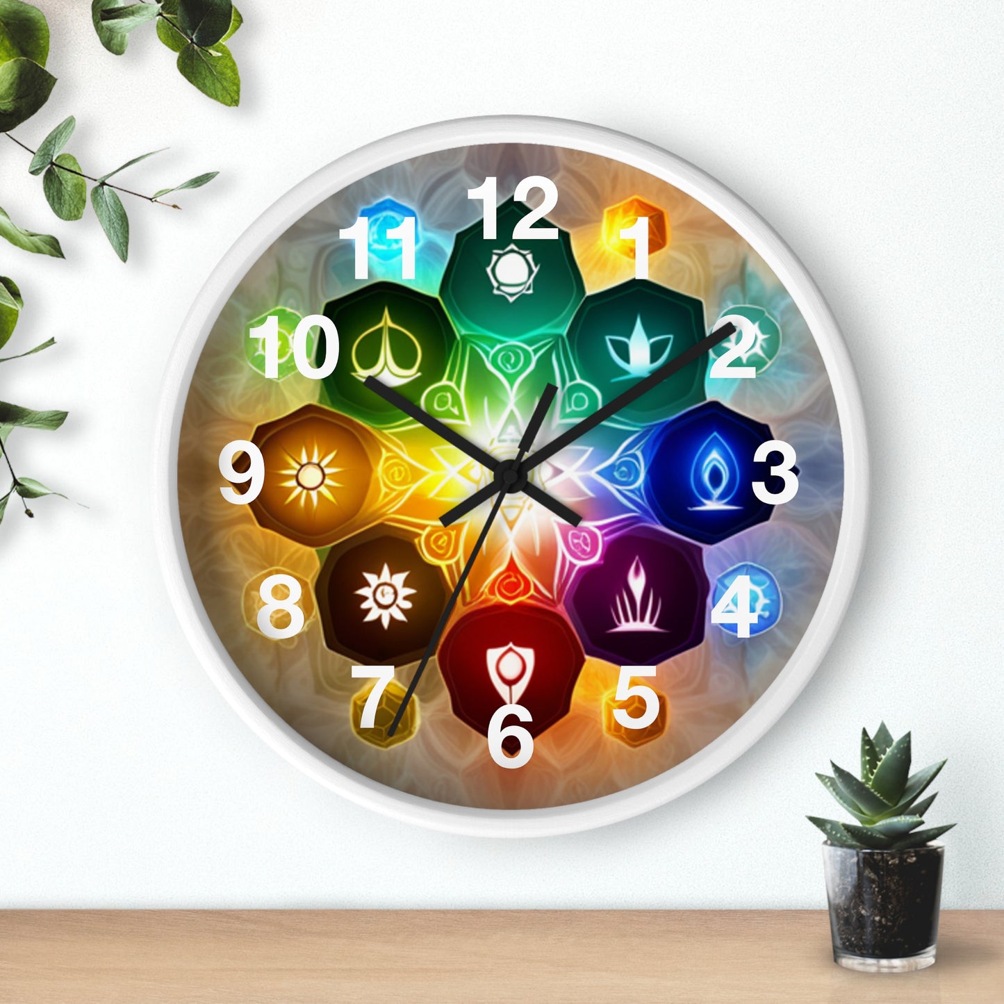 Chakra Wall Clock