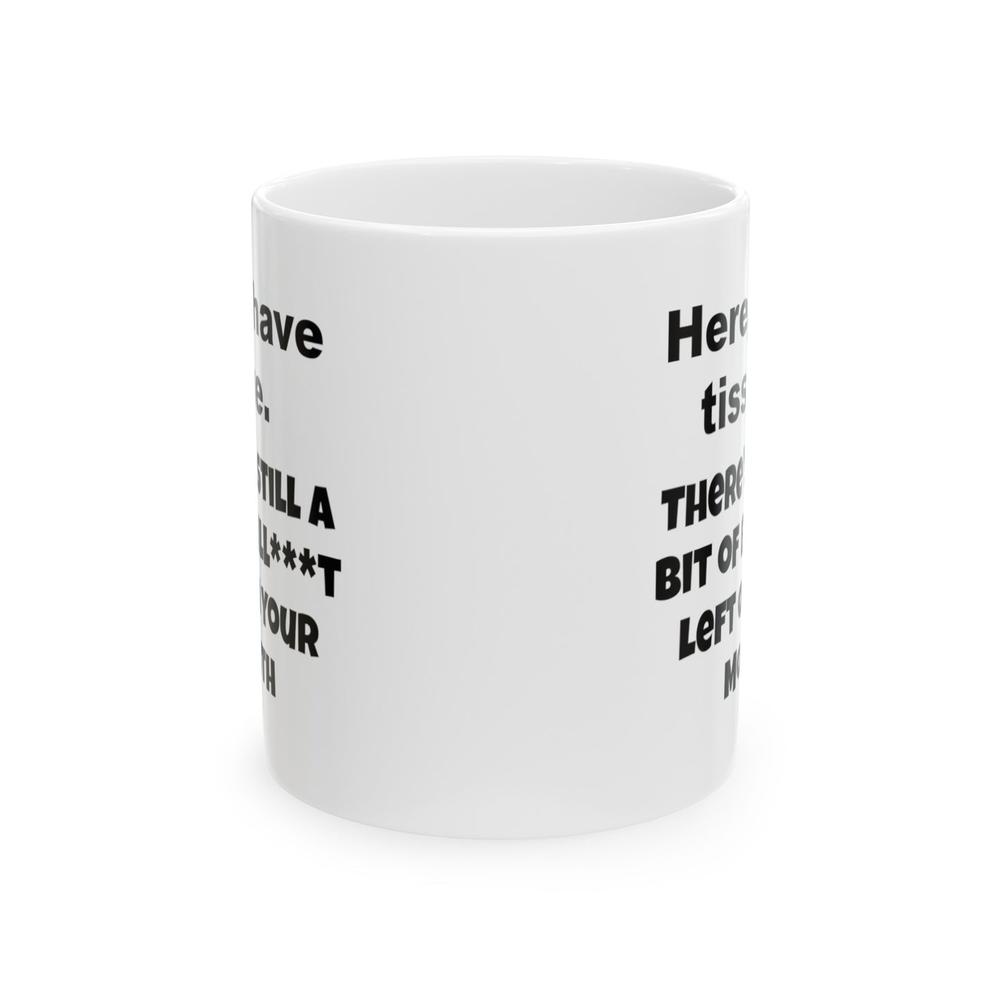 Tissue Ceramic Mug, (11oz, 15oz)