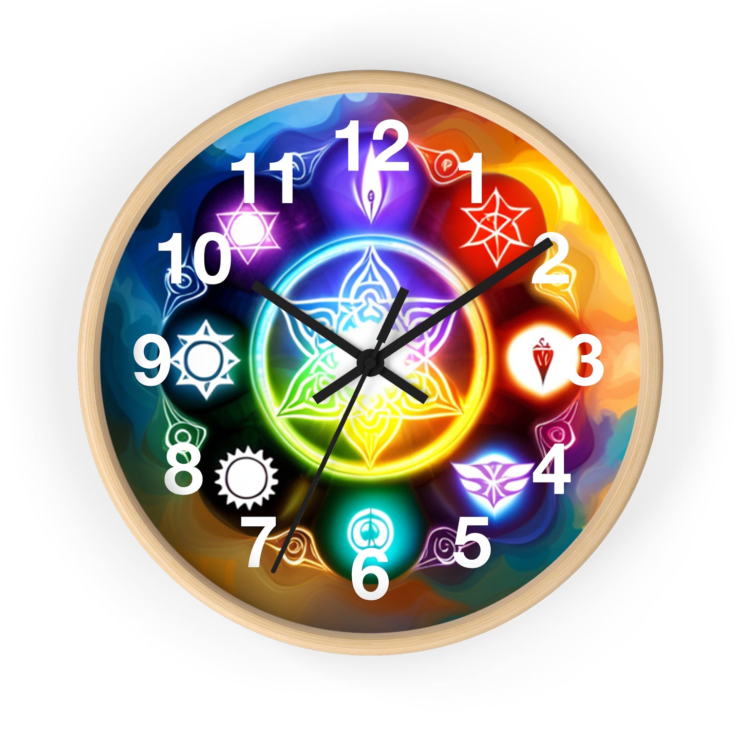 Chakra Wall Clock