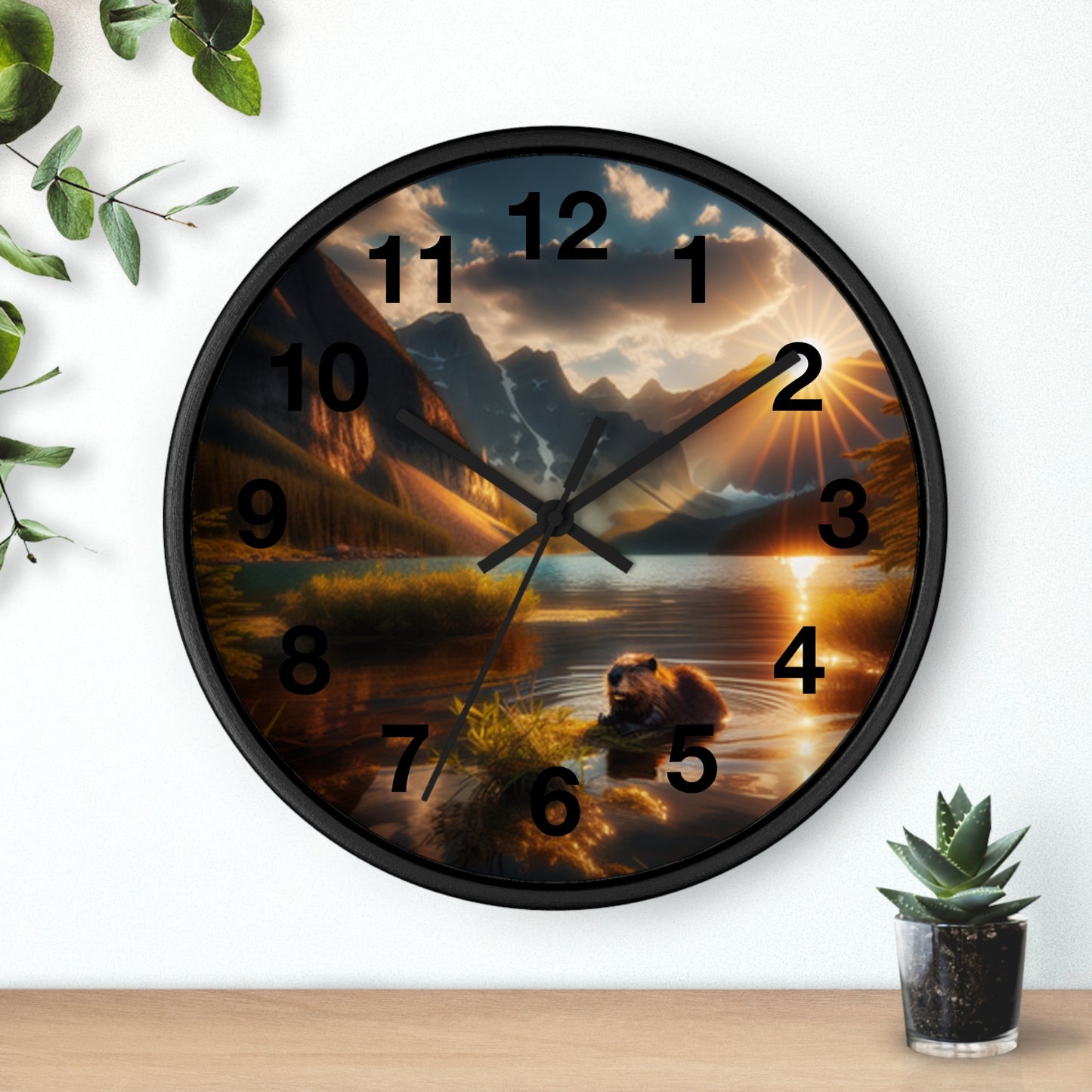 Beaver Wall Clock