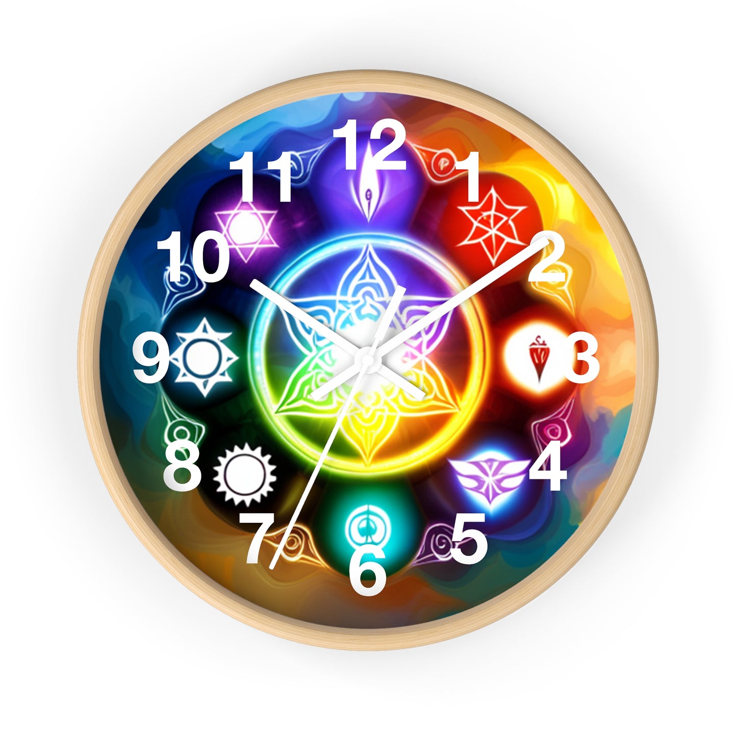 Chakra Wall Clock