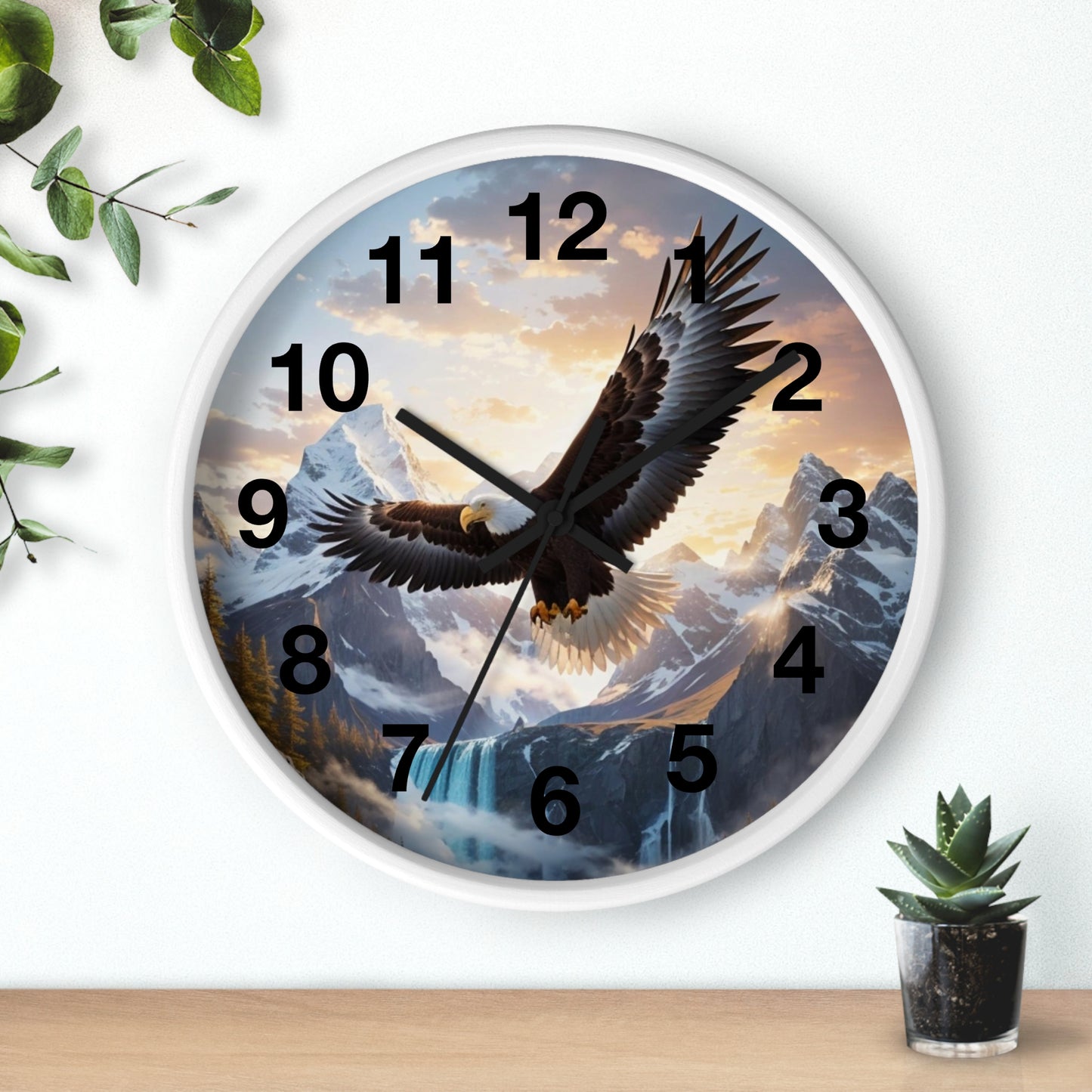 Bald Eagle Wall Clock