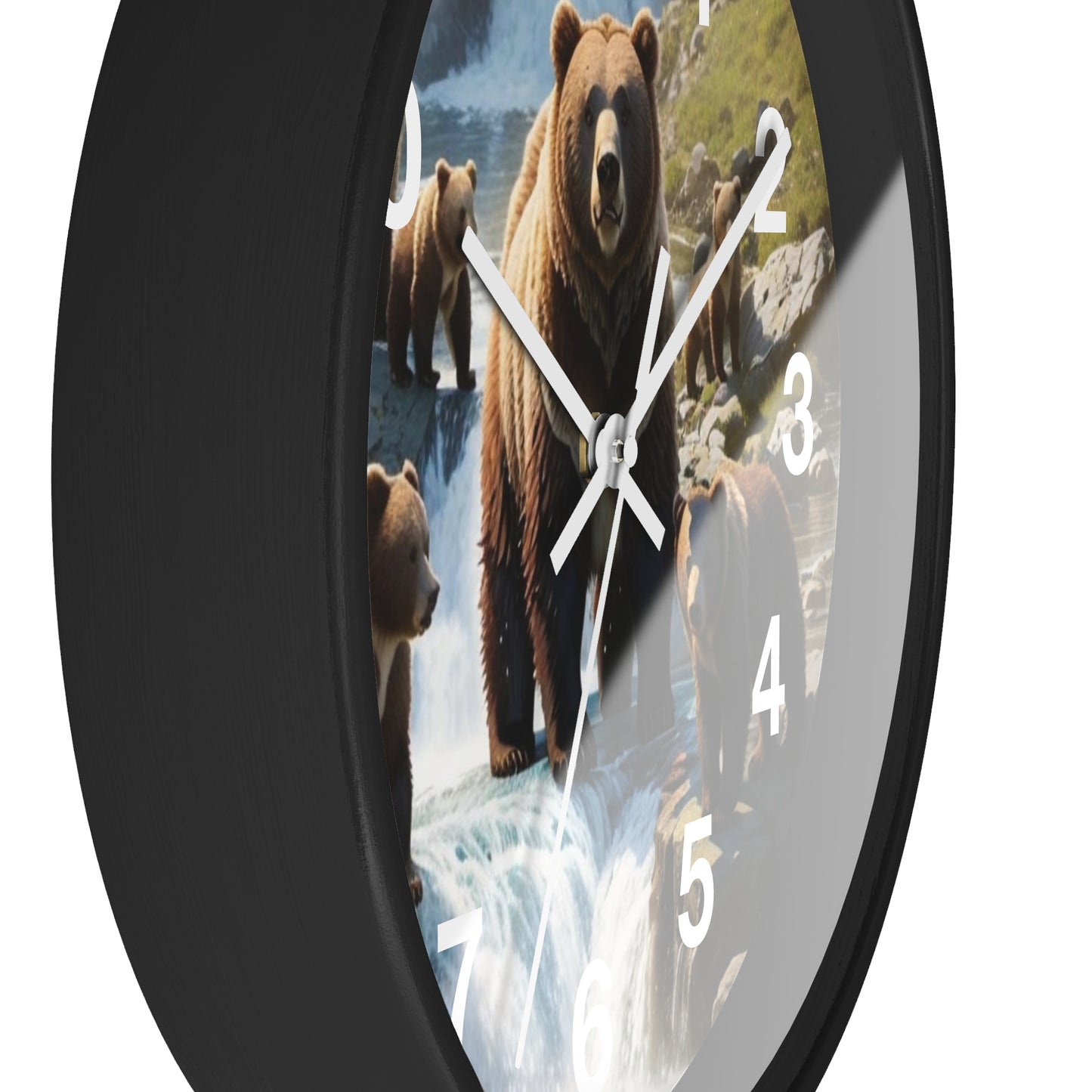 Grizzly Bear Wall Clock