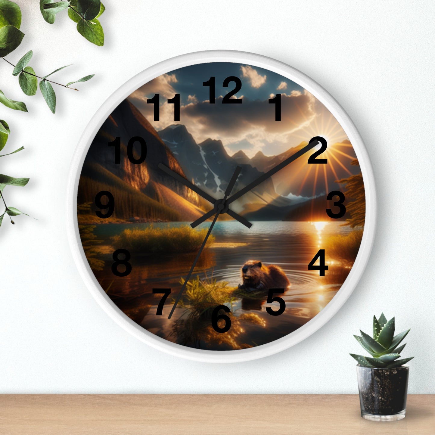 Beaver Wall Clock