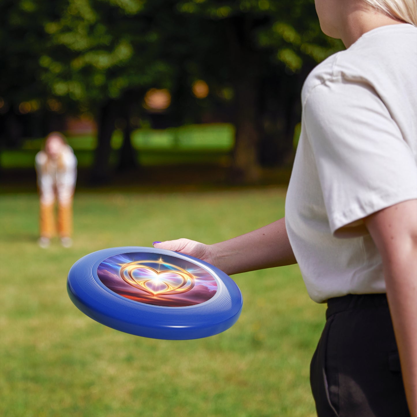 Ying Yang Wham-O Frisbee