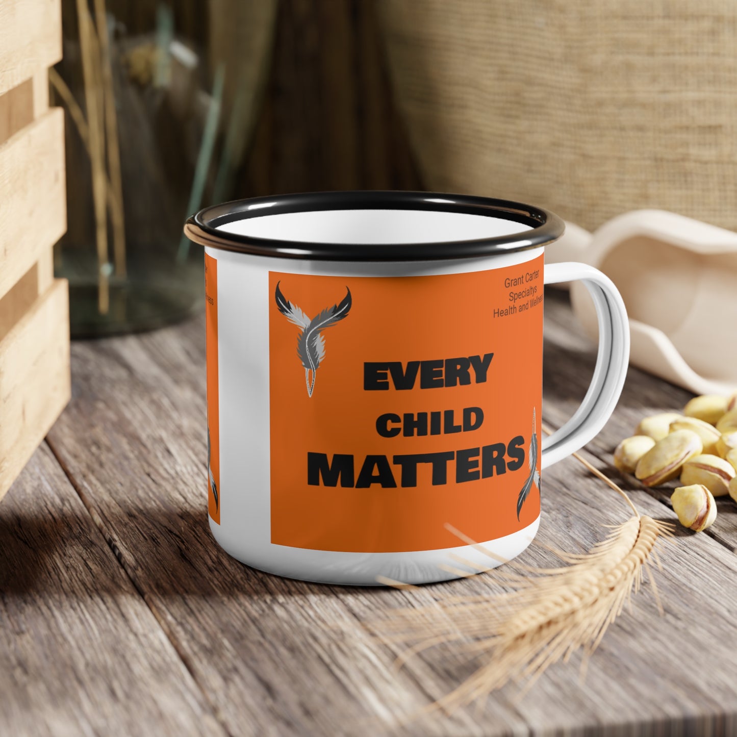 Every Child Matters Enamel Camp Cup