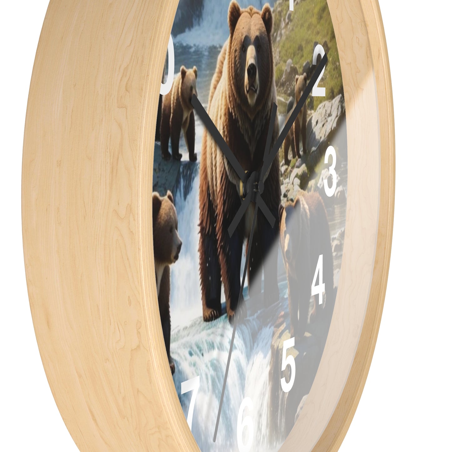 Grizzly Bear Wall Clock