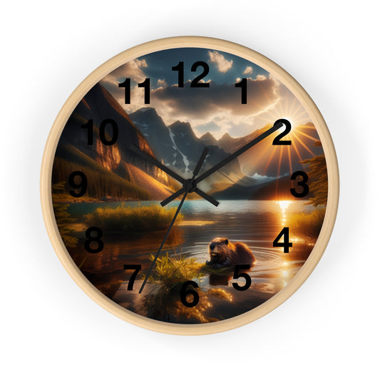 Beaver Wall Clock