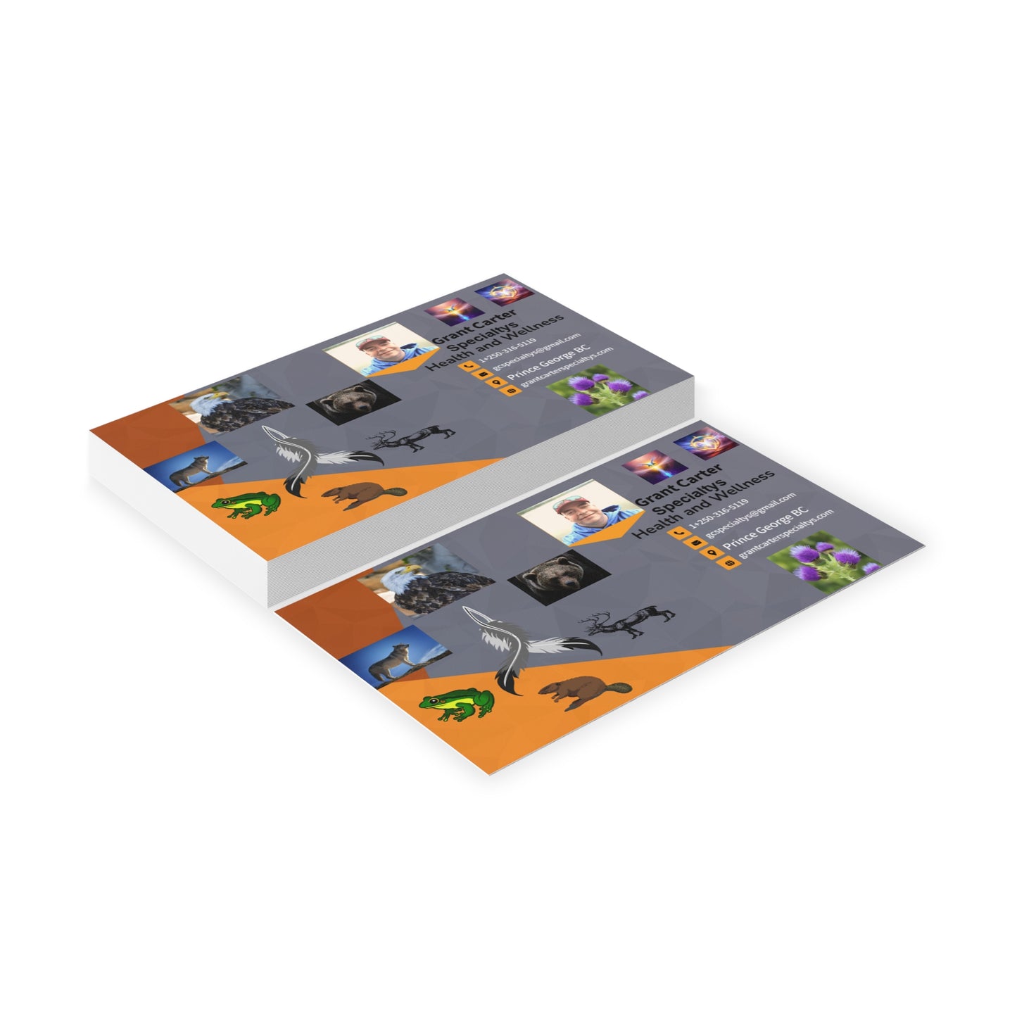 Business Cards - Grant Carter Specialtys Health and Wellness