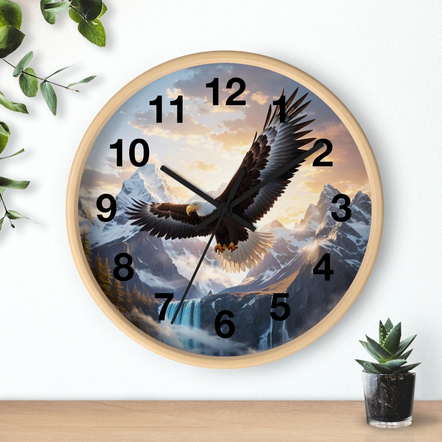 Bald Eagle Wall Clock