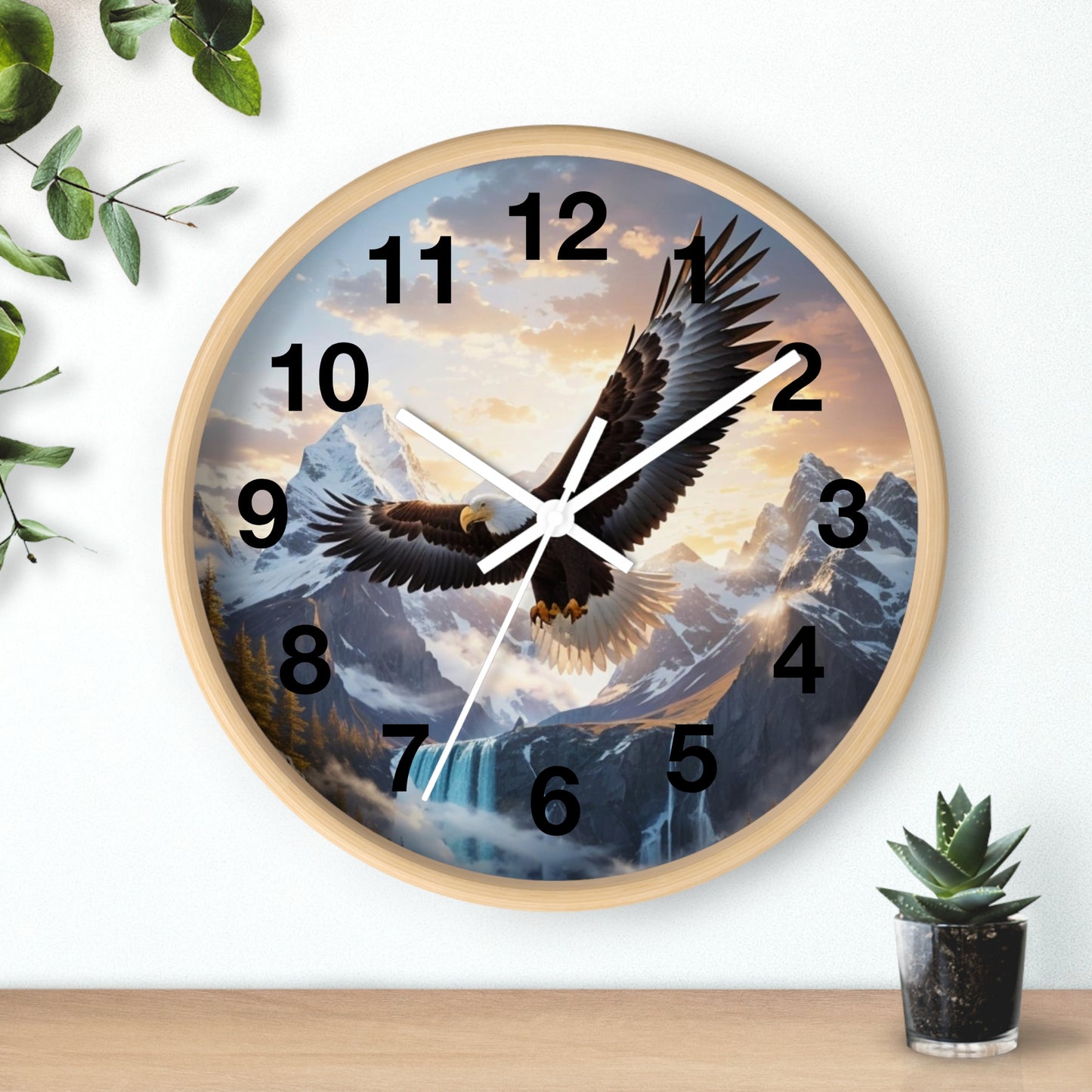 Bald Eagle Wall Clock