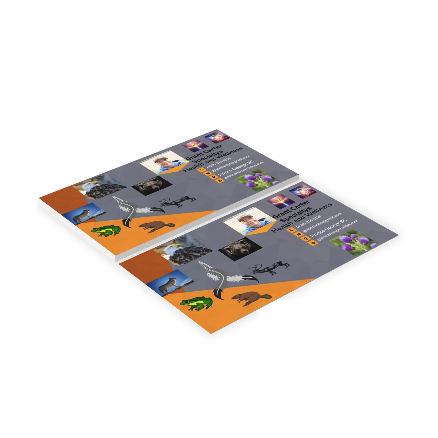 Business Cards - Grant Carter Specialtys Health and Wellness