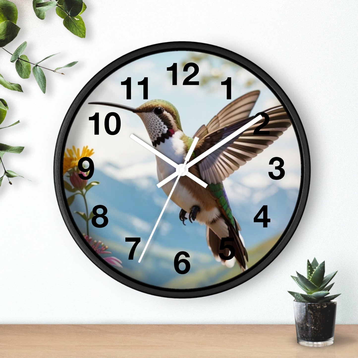 Hummingbird Wall Clock