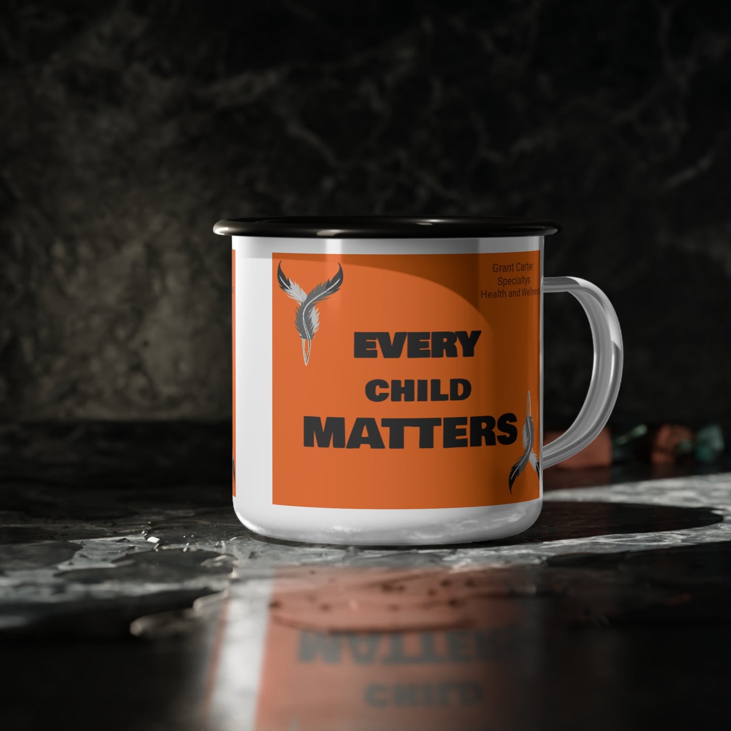 Every Child Matters Enamel Camp Cup