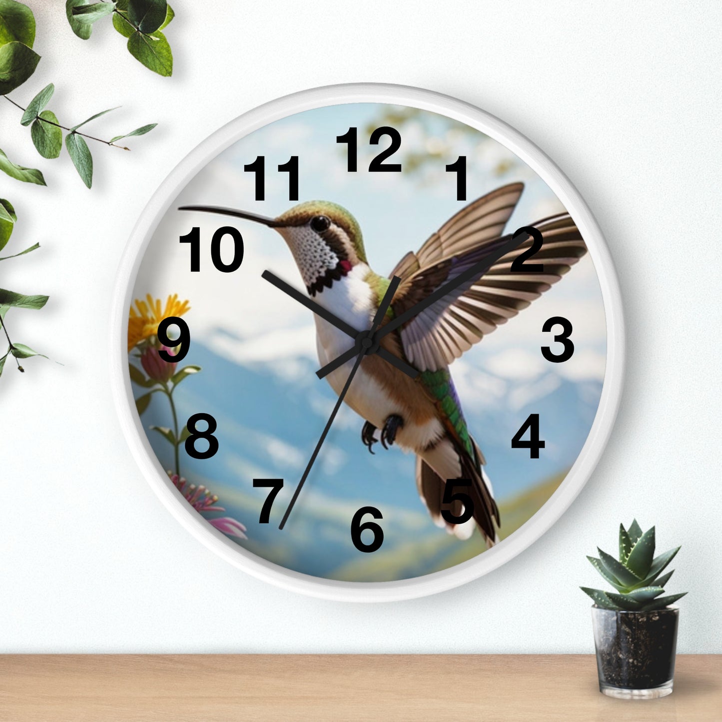 Hummingbird Wall Clock