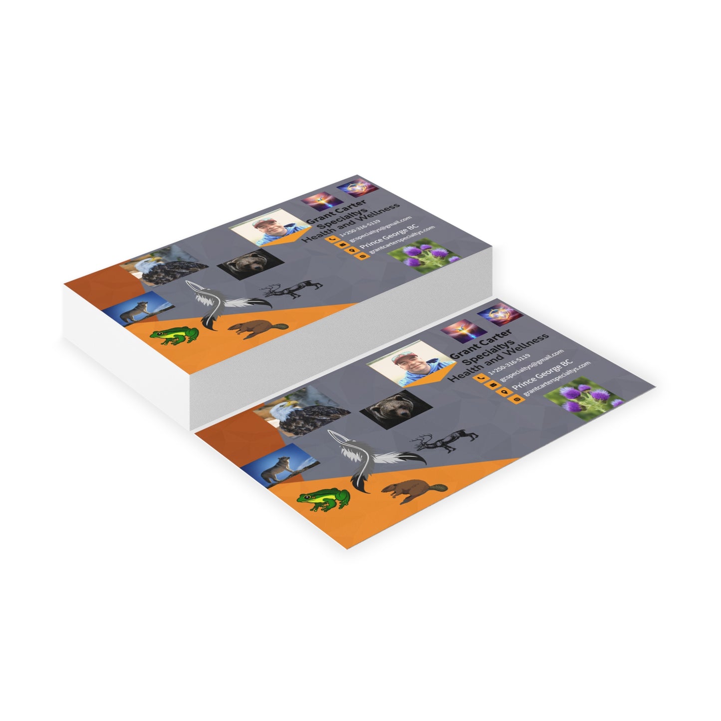 Business Cards - Grant Carter Specialtys Health and Wellness