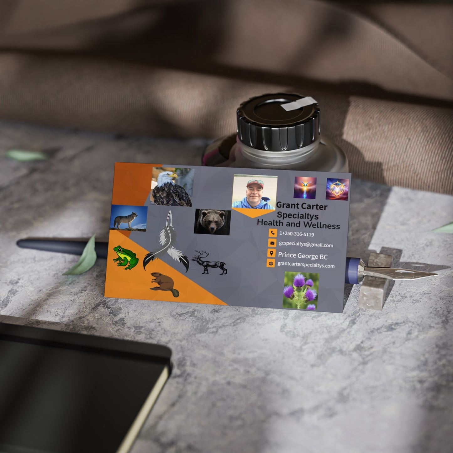 Business Cards - Grant Carter Specialtys Health and Wellness